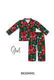 Forest Bow Zip Bamboo Mom&me Pajama set Aaria Tees
