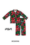 Forest Bow Zip Bamboo Mom&me Pajama set Aaria Tees