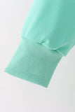 Mint Santa Sequin Mom&me Top - Aaria Tees Aaria Tees