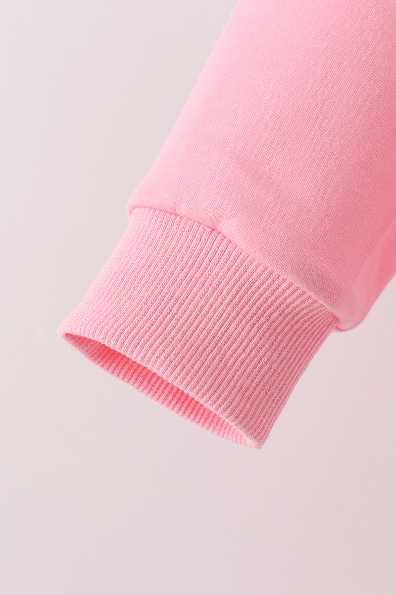 Pink Santa Sequin Top - Aaria Tees Aaria Tees