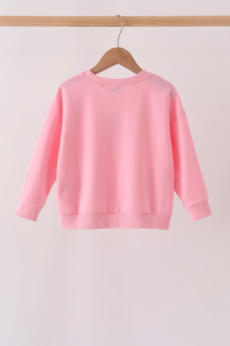 Pink Santa Sequin Top - Aaria Tees Aaria Tees