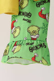 Green Grinch French Knot Ruffle Pants Set - Aaria Tees Aaria Tees