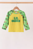 Green Grinch French Knot Top - Aaria Tees Aaria Tees