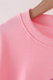 Pink Santa Sequin Top - Aaria Tees Aaria Tees