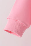 Pink Santa Sequin Top - Aaria Tees Aaria Tees