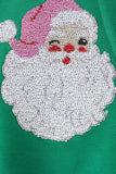 Green Santa Sequin Mom&me Top - Aaria Tees Aaria Tees
