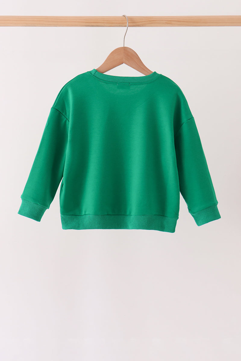 Green Santa Sequin Mom&me Top - Aaria Tees Aaria Tees