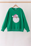 Green Santa Sequin Mom&me Top - Aaria Tees Aaria Tees