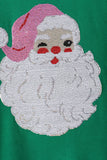 Green Santa Sequin Mom&me Top - Aaria Tees Aaria Tees