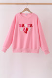 Pink Santa Baby French Knot Mom&me Top - Aaria Tees Aaria Tees