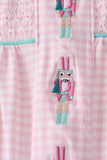 Pink Nutcracker Smocked Ruffle Bloomer Set - Aaria Tees Aaria Tees