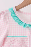Pink Nutcracker Smocked Ruffle Pants Set - Aaria Tees Aaria Tees