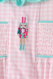 Pink Nutcracker Smocked Ruffle Pants Set - Aaria Tees Aaria Tees