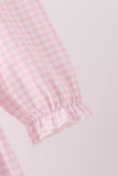 Pink Nutcracker Smocked Ruffle Dress - Aaria Tees Aaria Tees
