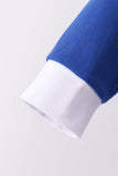 Blue Nativity Embroidery Pants Set - Aaria Tees Aaria Tees