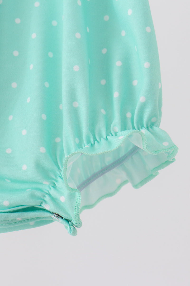 Green Character Smocked Bubble - Aaria Tees Aaria Tees