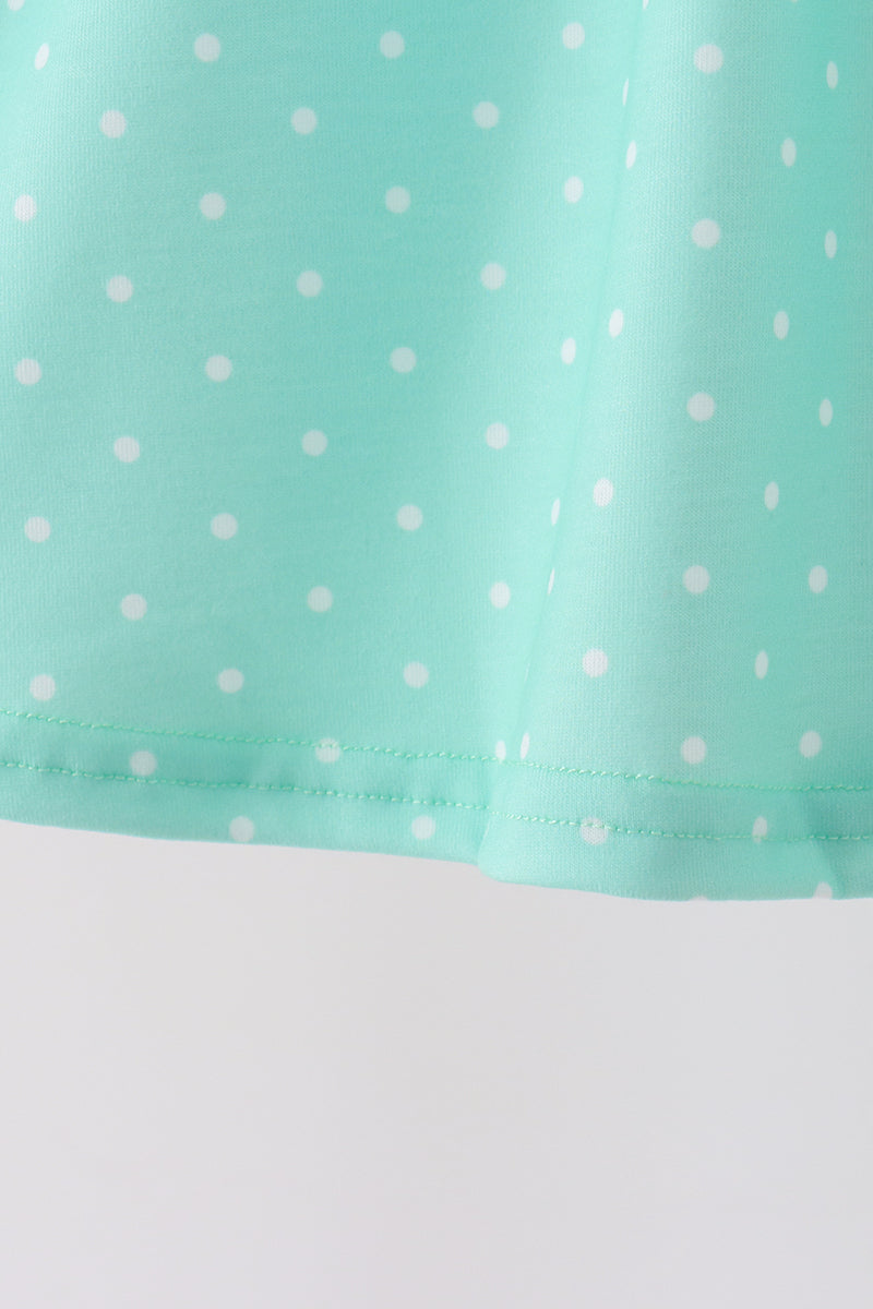 Green Character Smocked Dress - Aaria Tees Aaria Tees