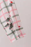 Red Holly Button Down Shirt - Aaria Tees Aaria Tees