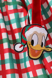 Red Character Embroidery Gingham Bloomer Set - Aaria Tees Aaria Tees