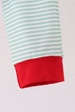 Red Farm Embroidery Pants Set - Aaria Tees Aaria Tees
