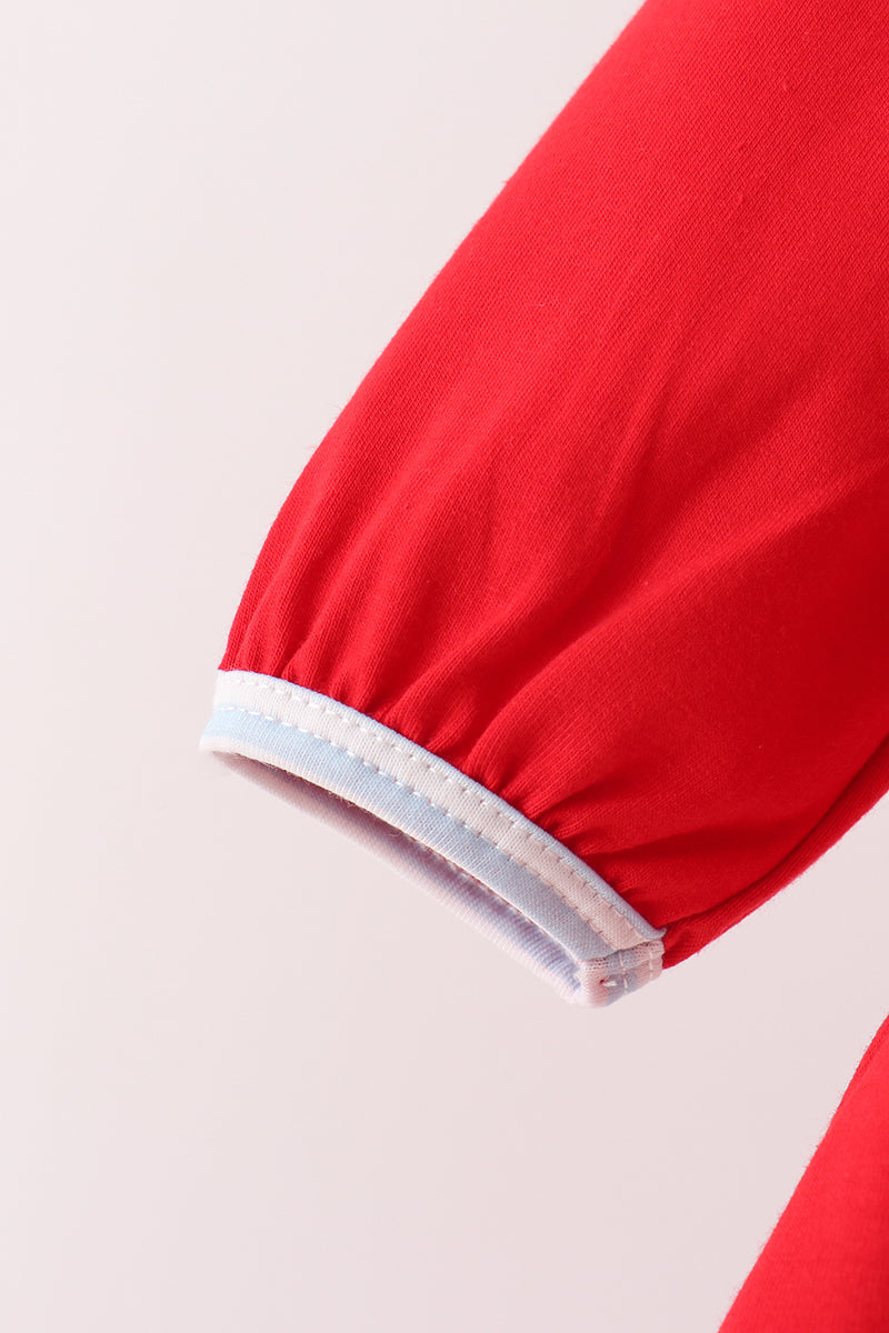 Red Reindeer French Knot Bloomer Set - Aaria Tees Aaria Tees