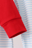 Red Reindeer French Knot Pants Set - Aaria Tees Aaria Tees
