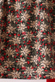 Red Floral Smocked Pants Set - Aaria Tees Aaria Tees