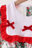 Red Velvet Ruffle jumpsuit - Aaria Tees Aaria Tees