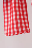 Blue Fire Truck Applique Gingham Pants Set - Aaria Tees Aaria Tees
