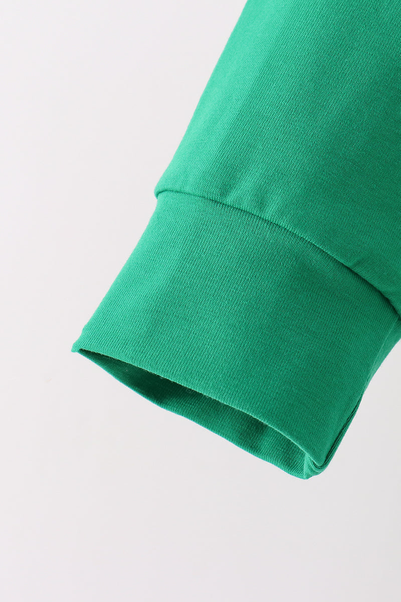 Green Reindeer French Knot Top - Aaria Tees Aaria Tees