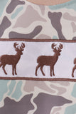 Hunting Deer Embroidery Bubble - Aaria Tees Aaria Tees