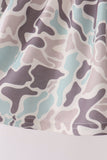Hunting Deer Embroidery Ruffle Pants Set - Aaria Tees Aaria Tees