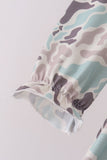 Hunting Deer Embroidery Ruffle Pants Set - Aaria Tees Aaria Tees