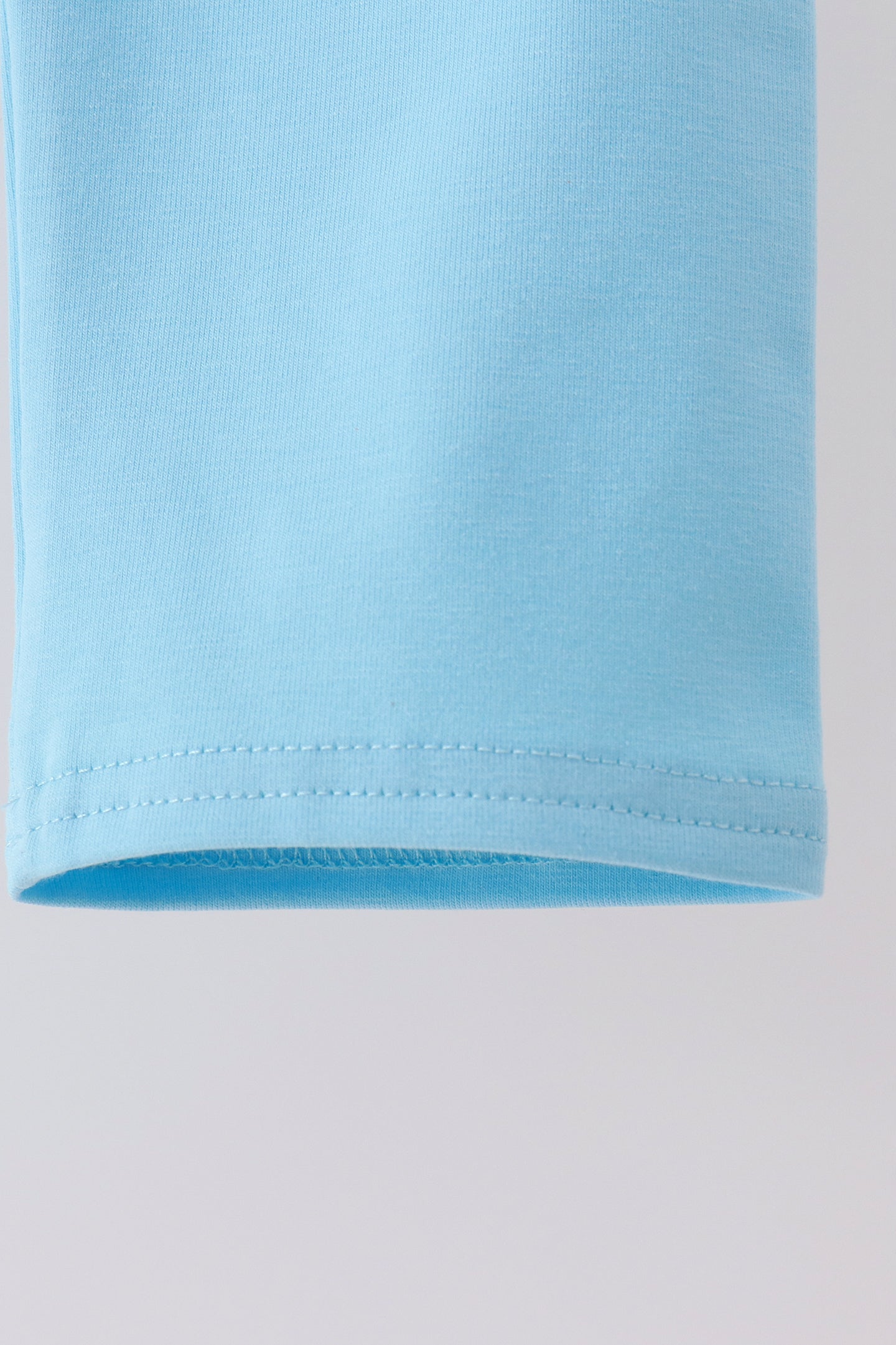 Blue Castle Embroidery Ruffle Pants Set - Aaria Tees Aaria Tees