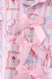 Pink Character Bamboo Pajama Set - Aaria Tees Aaria Tees