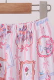 Pink Character Bamboo Pajama Set - Aaria Tees Aaria Tees