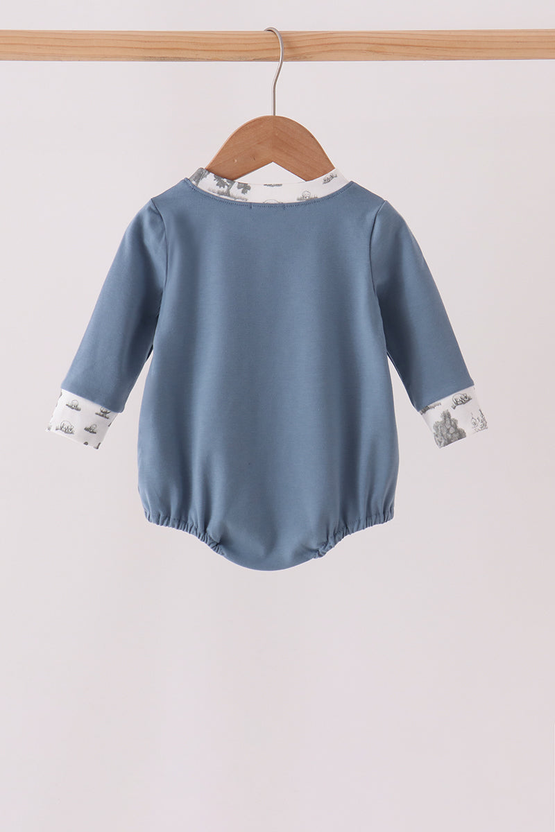 Blue Farm Pocket Bubble - Aaria Tees Aaria Tees