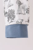 Blue Farm Pants Set - Aaria Tees Aaria Tees