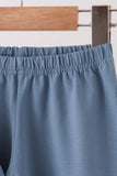 Navy&yellow farm embroidery Pants Set - Aaria Tees Aaria Tees