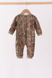 Camouflage Moose Embroidery Romper - Aaria Tees Aaria Tees