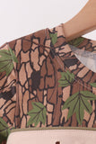Camouflage Moose Embroidery Top - Aaria Tees Aaria Tees