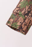 Camouflage Moose Embroidery Top - Aaria Tees Aaria Tees