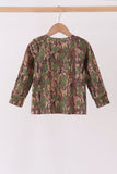 Camouflage Moose Embroidery Top - Aaria Tees Aaria Tees