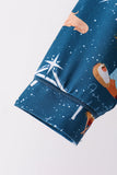 Navy Nativity Bamboo Pajama Set - Aaria Tees Aaria Tees