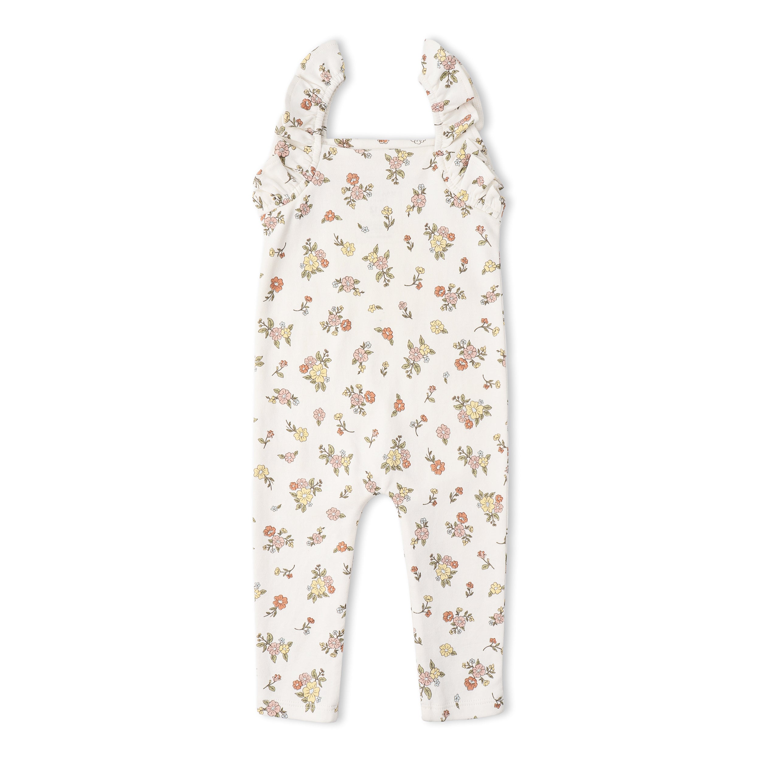 Organic Flutter Romper - Meadow - Aaria Tees Aaria Tees