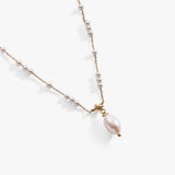 Mother of Pearl Beaded Necklace - Aaria Tees Aaria Tees