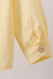 Beige bunny embroidery button down shirt - Aaria Tees Aaria Tees