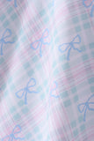 Plaid bow ruffle dress - Aaria Tees Aaria Tees