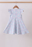 Plaid bow ruffle dress - Aaria Tees Aaria Tees