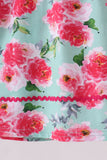 Pink floral I love Dad embroidery dress - Aaria Tees Aaria Tees
